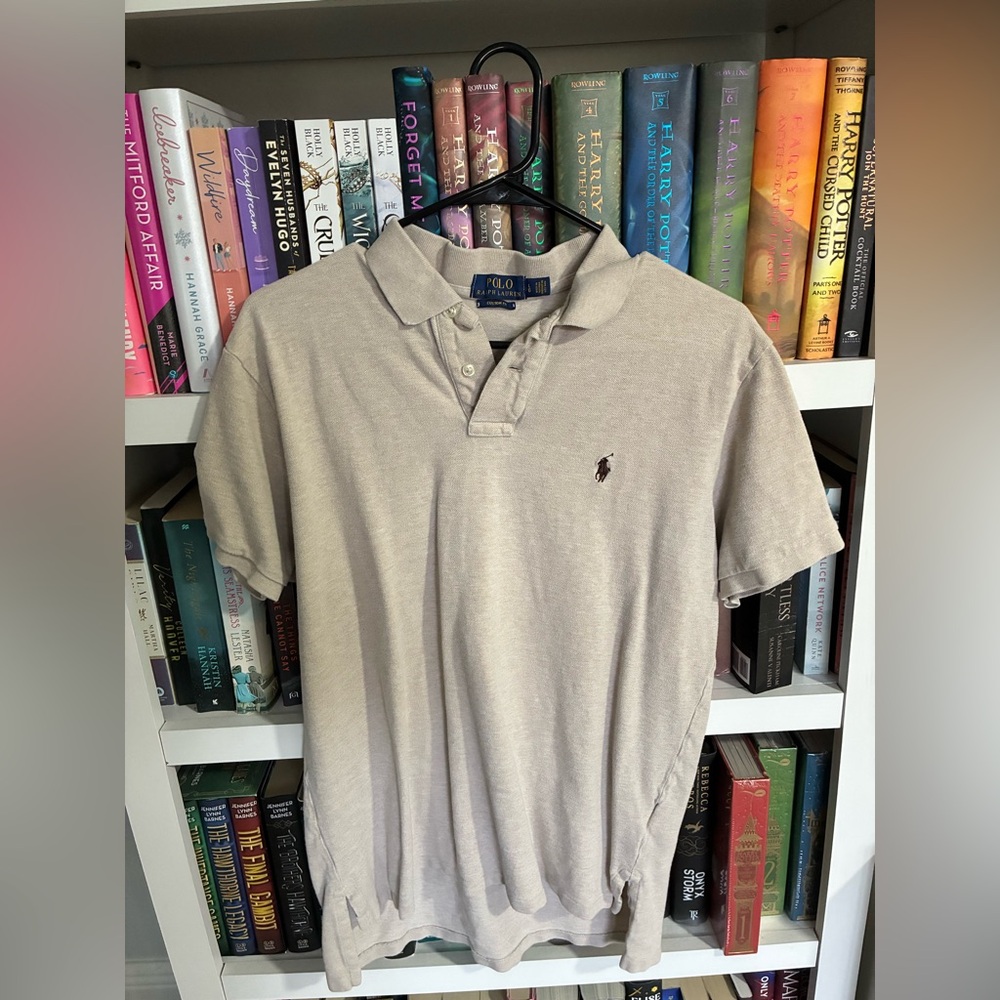 Polo by Ralph Lauren Men's Light Tan Polo Shirt
